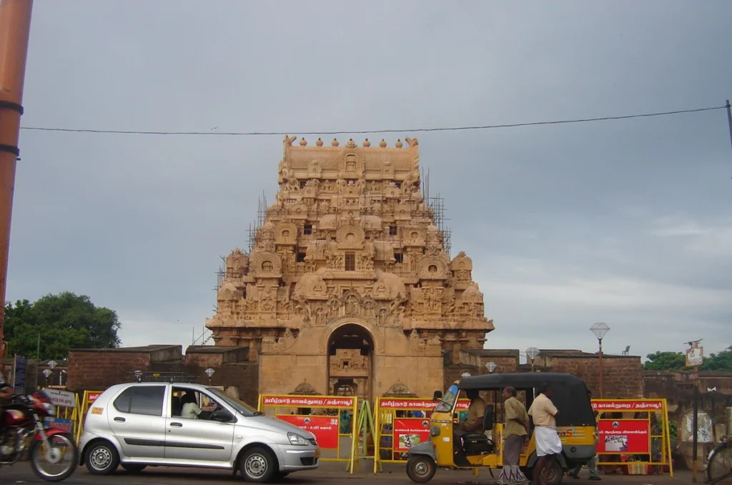 The Cholan Brihadeeswarar Temple MAin gate