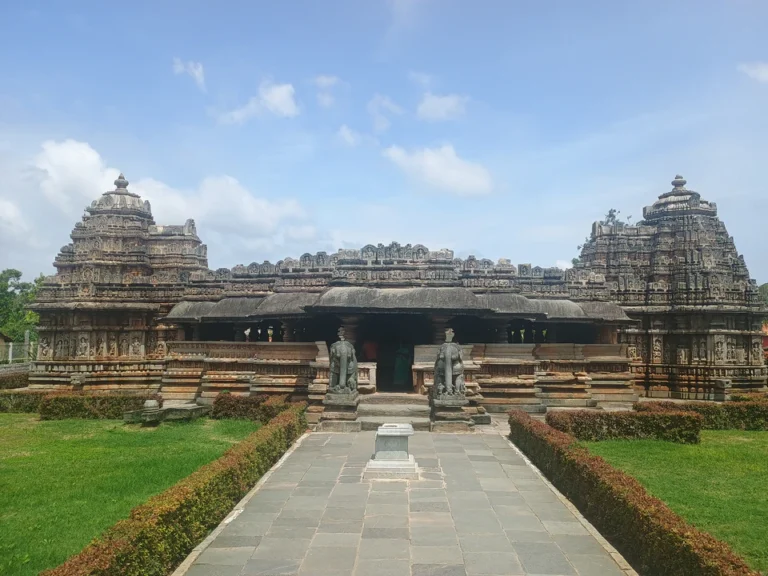 The Sree veeranarayan temple at Belavadi.