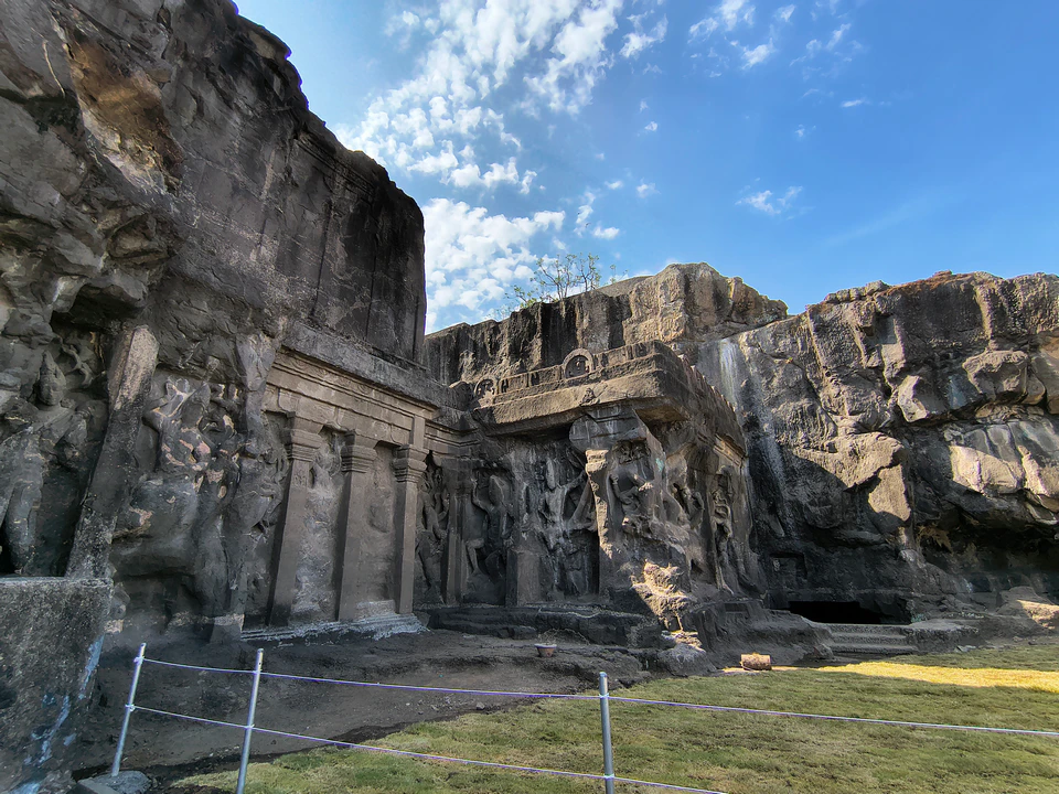 The kailas temple entrance