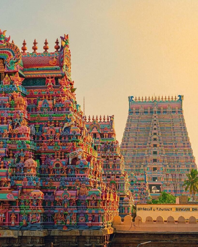 The Srirangam temple in Trichy